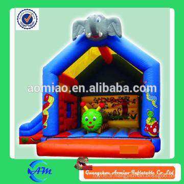 Éléphant éléphant petit gonflable intérieur bouncer sur vente chaude